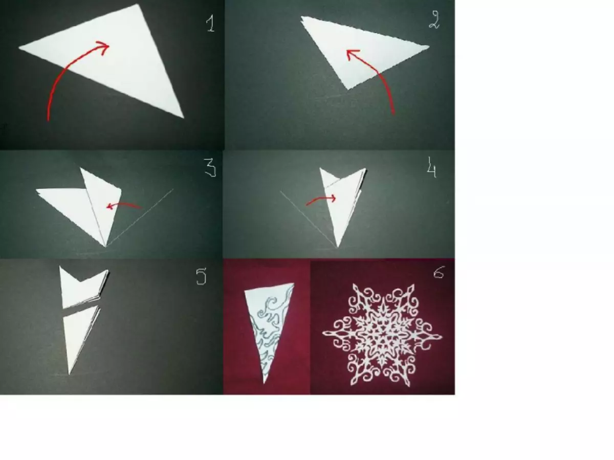 Snowflake Paper Cutouts för nyår och kanin för påsk