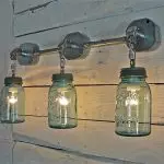 Originale hjemmelavede lamper på væggen: 2 detaljerede workshops