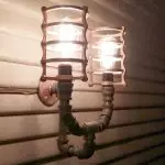 Originale hjemmelavede lamper på væggen: 2 detaljerede workshops