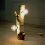 Originele zelfgemaakte lampen op de muur: 2 gedetailleerde workshops
