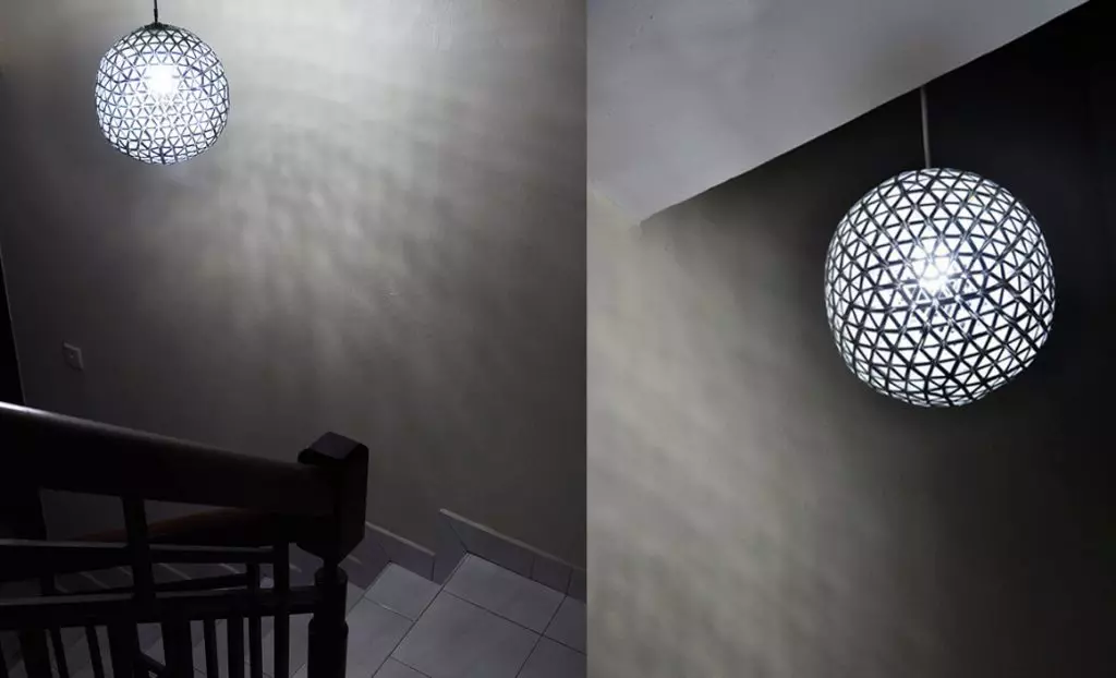 Original Homesmade Lampen op der Mauer: 2 detailléiert Atelieren