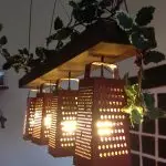Homemade chandelier yekicheni - yakasarudzika chikamu cheiyo yemukati (mk)