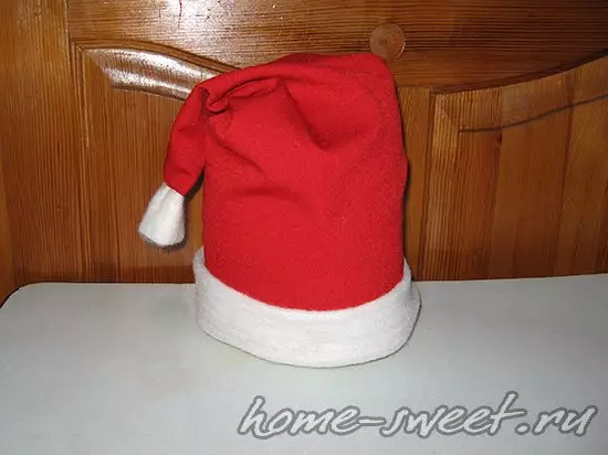 Πώς να ράψετε ένα καπέλο του νέου έτους του καπακιού Santa Claus ή Santa Claus