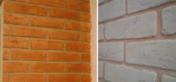 Impitation of brick masonry bi destên xwe
