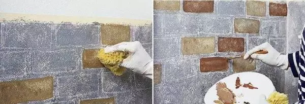 Brick müüritise imitatsioon oma kätega