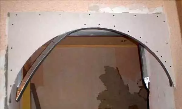 Arco coas túas propias mans: instrución paso a paso (drywall), 3 xeitos