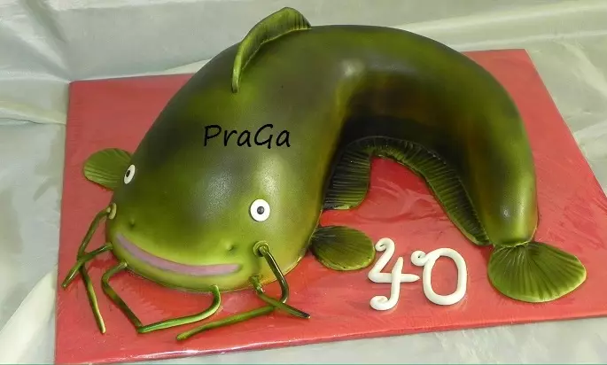 דג עוגה 3D מסרק מסקה. 50 רעיונות