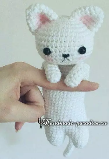 Mèo con amigurumi. Crochet toy.