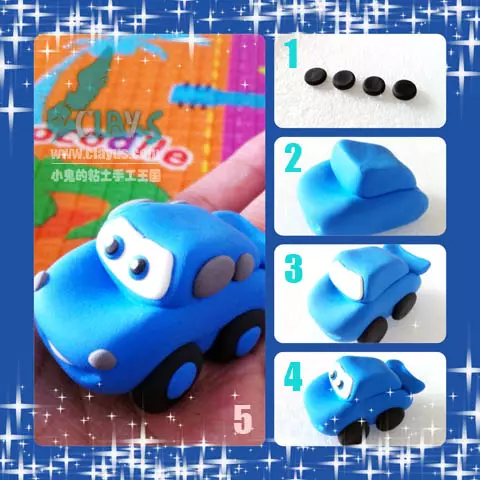 Plasticine modeling for children step by step: machines and animals with photos and videos