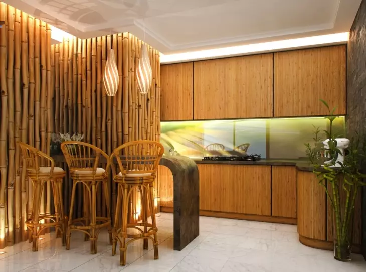 Muur en plafon bamboespanele - varsheidskosse in jou kamer