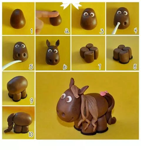 写真やビデオと自宅の粘土から動物を作る方法