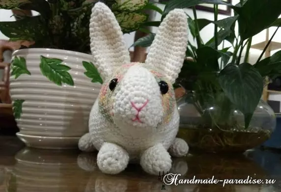 Pletenie hračiek - háčkovanie králika