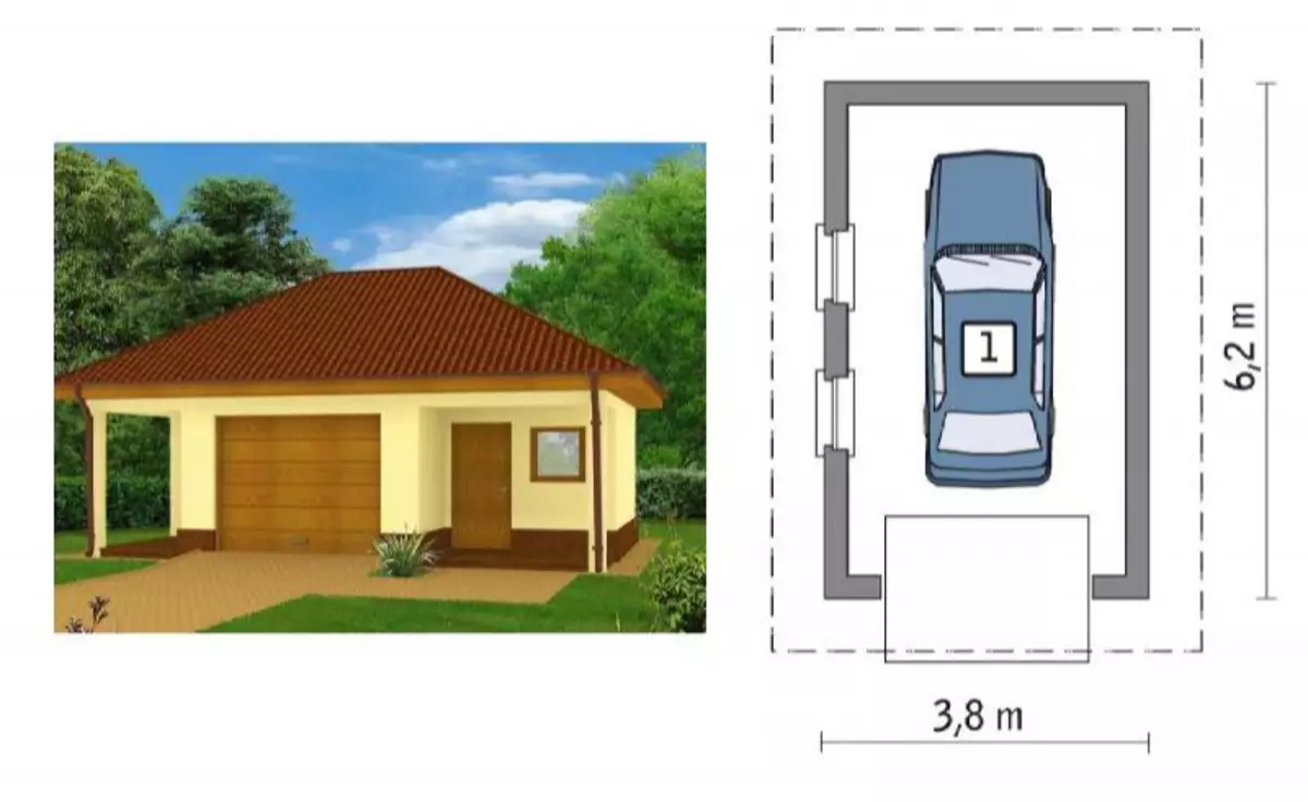 Proiectele Garajelor Penochkov - planificăm o casă de mașini