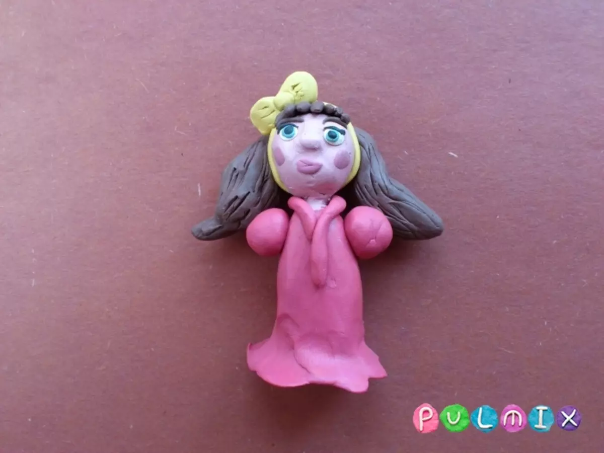 Ki jan yo fè etap plasticine yon moun nan: Yo skulpè ti fi a ak foto ak videyo