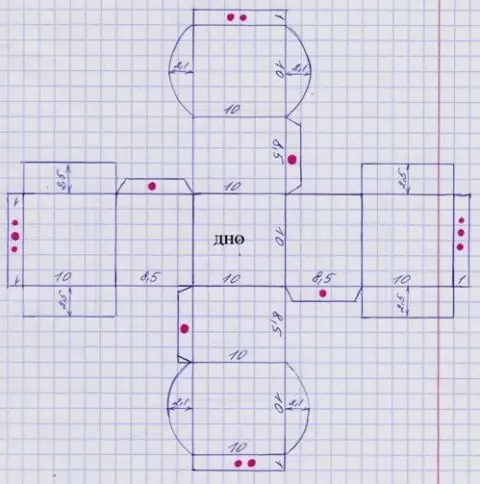 Casged o gardiau post: dosbarth meistr gyda diagramau a fideo