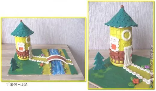 Bagaimana untuk membuat rumah dari plasticine untuk anak patung melakukannya sendiri dengan foto dan video