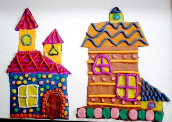 Bagaimana untuk membuat rumah dari plasticine untuk anak patung melakukannya sendiri dengan foto dan video