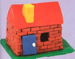 Bagaimana untuk membuat rumah dari plasticine untuk anak patung melakukannya sendiri dengan foto dan video