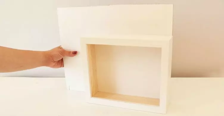 3D-patroon van papier met LED-agtergrond