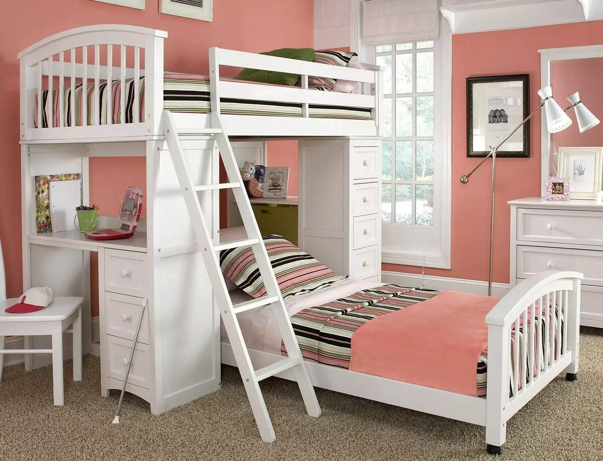 Cum de a alege un pat supraetajat într-o cameră de copii?