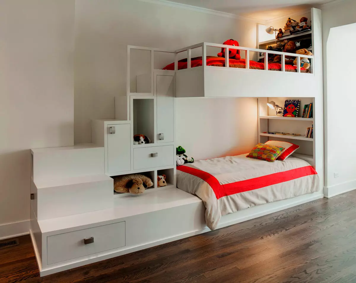 Come scegliere un letto a castello in una stanza per bambini?