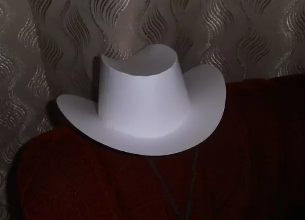 Cowboy Hat- ը դա արա ինքներդ թղթից լուսանկարներով եւ տեսանյութերով