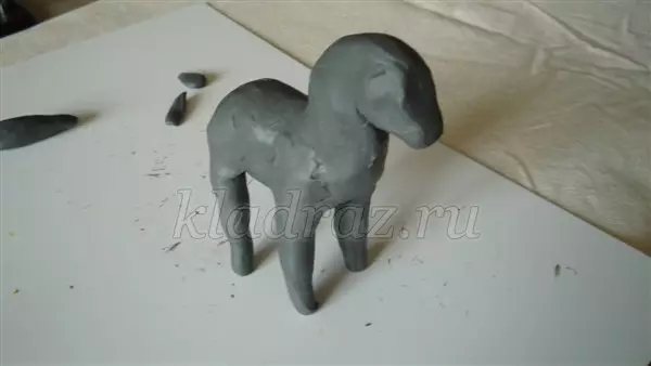 How to make a horse from plasticine stages: master class with photos and video