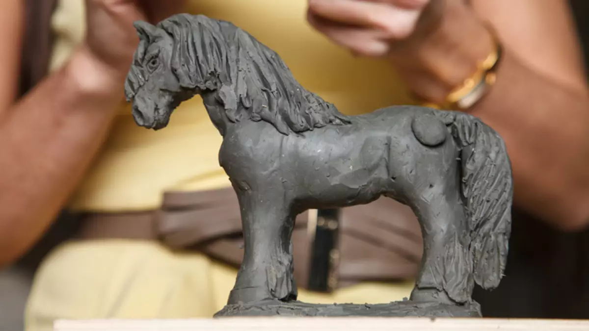 Ako urobiť koňa z plastelínov: Master Class s fotografiami a videom