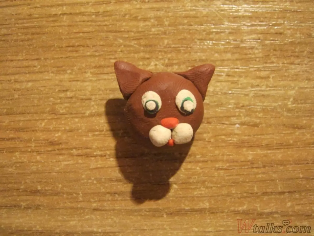 Cómo hacer un gato de las etapas de plastilina: clase magistral con fotos y video