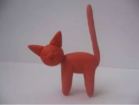 Як зробити кішку з пластиліну поетапно: майстер-клас з фото та відео