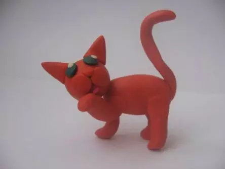 Come creare un gatto da tappe da plastilina: classe master con foto e video