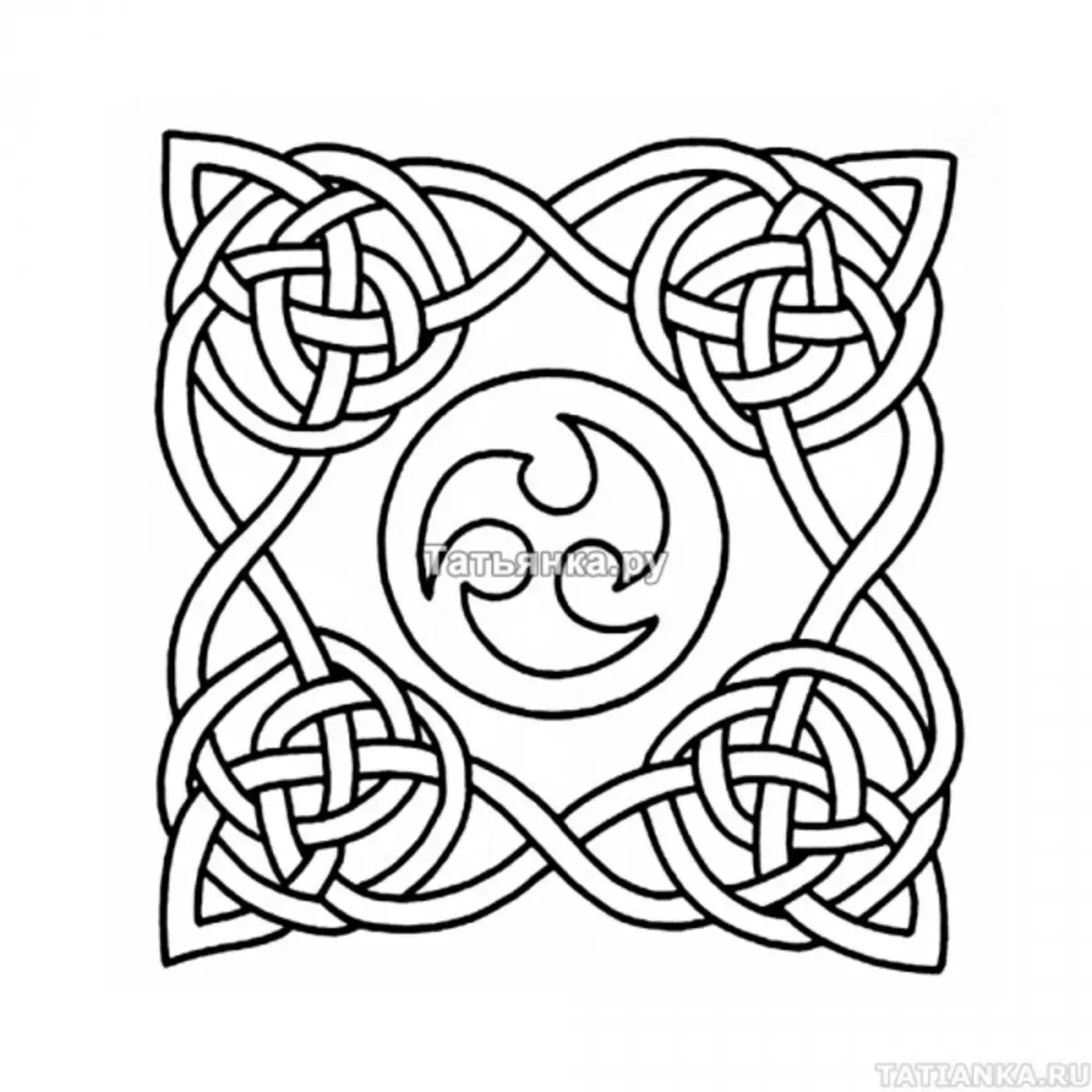Резьба по дереву Кельтский орнамент