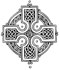 Celtic patterns with photo: woodwork description