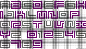 Funches with inscriptions - weaving schemes and how to weave