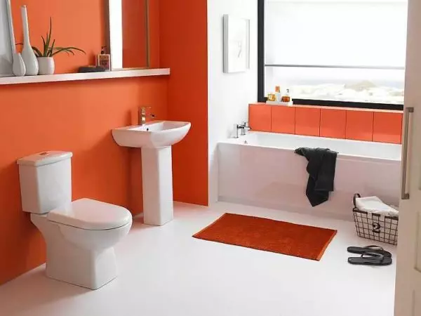 टाइलऐवजी बाथरूममध्ये भिंती कशी पेंट करावे
