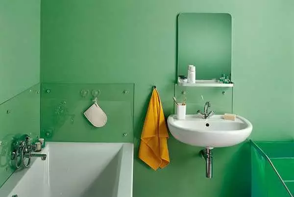 How to paint the walls in the bathroom instead of tile