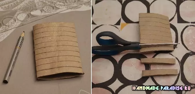 Sharzhaur of gulungan tina kertas tisu