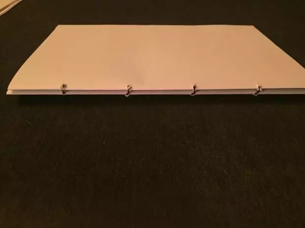 Notepad with leather cover with your own hands