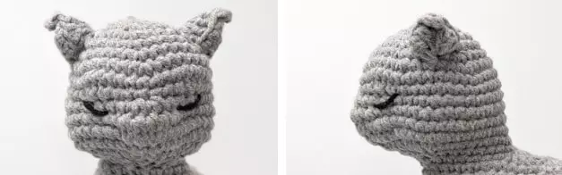Gato amigurumi. Descripción Tejer crochet