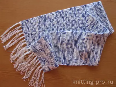 Edge Loop Knitting Nåle til tørklæde med video