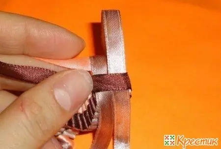 How to Weave Baubles Ji Ribbons: Schemes, vîdyoy, çîna master li ser wehşetê