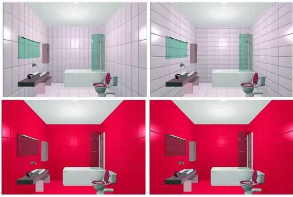 Kakel layout i badrummet: metoder och alternativ