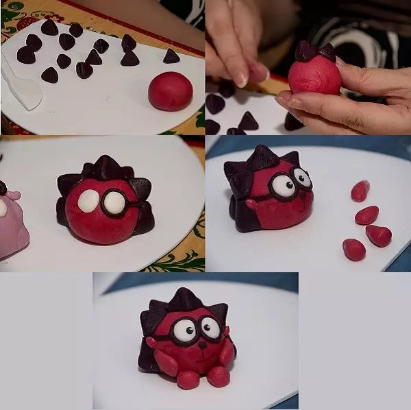 How to make Smeshariki from Plasticine Phased with photos and video