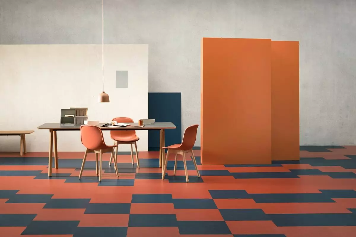 Natuurlijke en moderne vloeren - Marmoleum [tips met een foto]