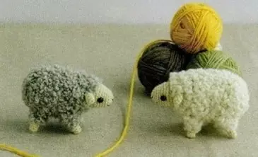 Cow, Sheep and Goal Amigurumi. Knitting schemes