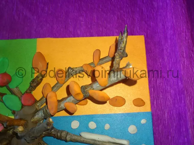 plasticine appliques บนกระดาษแข็ง: เทคโนโลยีและเทมเพลตสำหรับเกรด 1