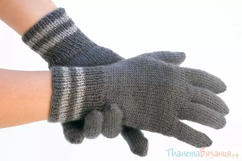 Gloves with knitting: Schemes and descriptions for beginners with video