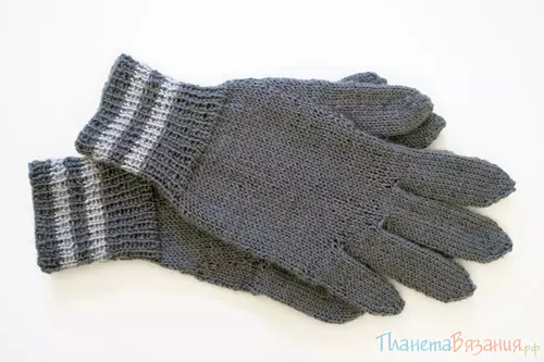 Gloves with knitting: Schemes and descriptions for beginners with video