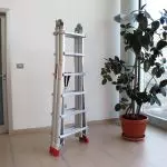 Telescopic aluminium staircase - mobile stepted rau txhua kis