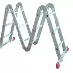Escalier d'aluminium télescopique - Mobile Échoté pour tous les cas